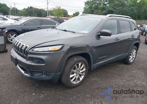 2014 Jeep Cherokee Limited z USA, uszkodzony, nr VIN 1C4PJMDS1EW151500